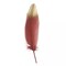 90 BURGUNDY with Metallic Gold Tip Natural Goose Feathers